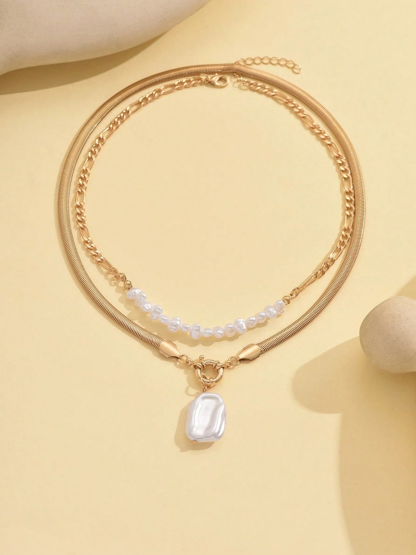 2 pièces Ensemble de colliers 14