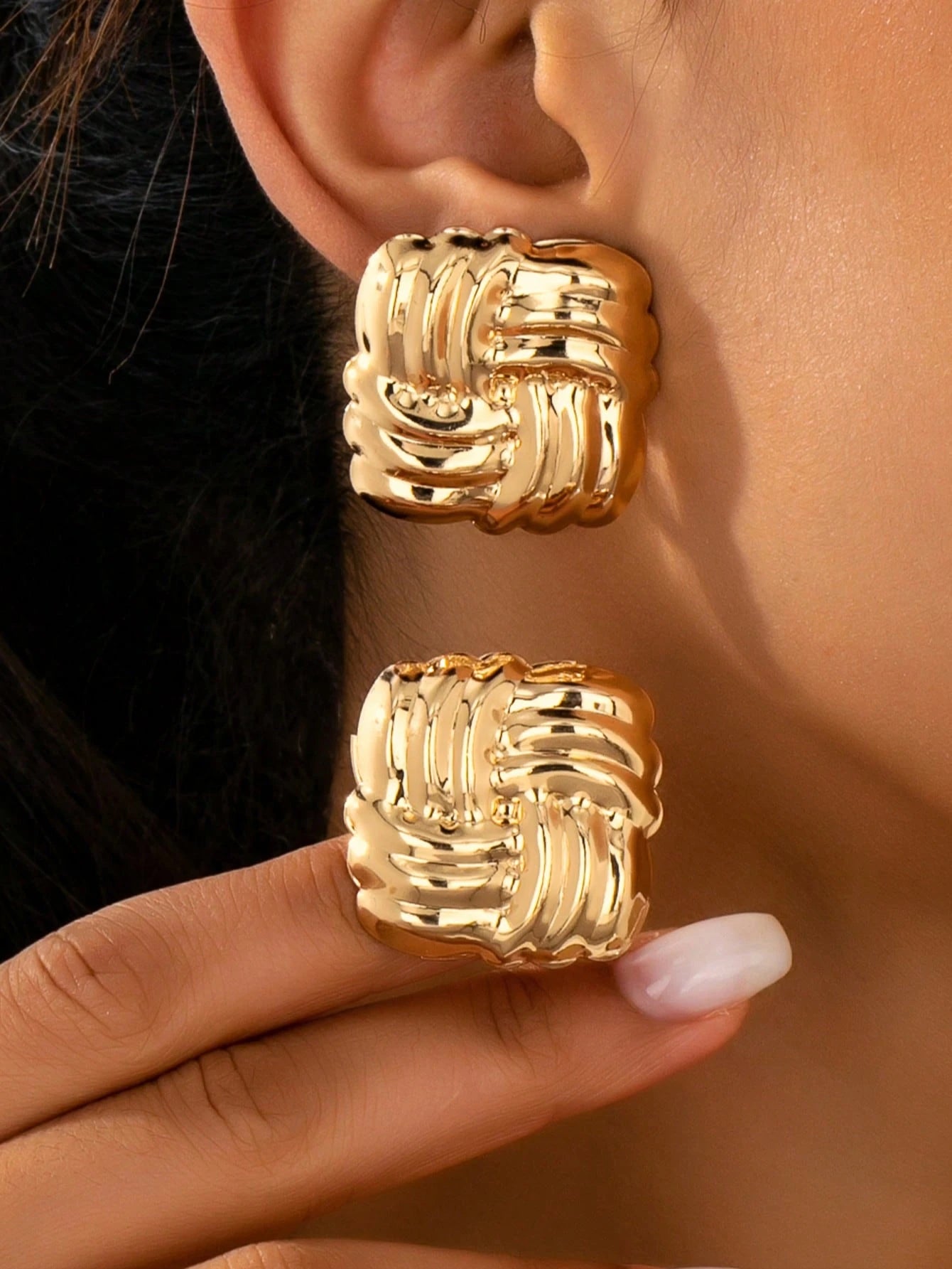 1 paire de boucles d'oreilles clip