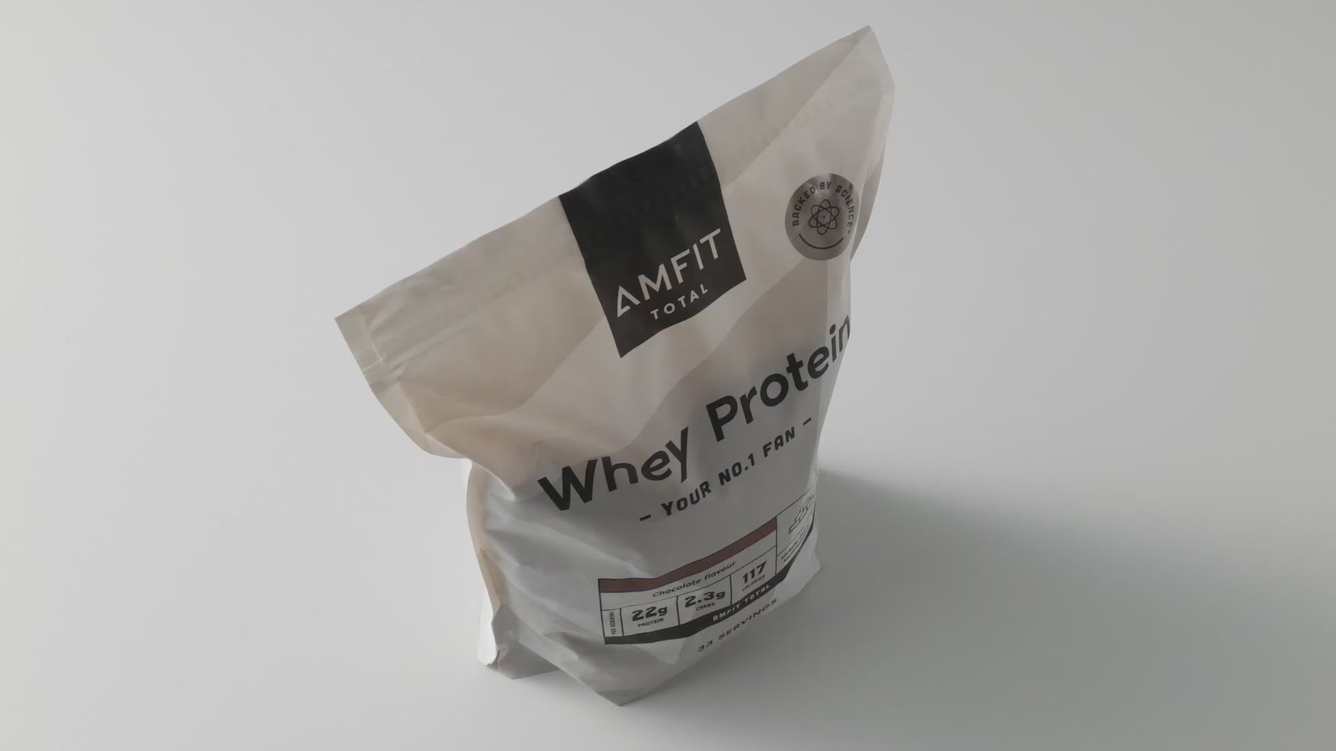 Charger la vidéo : Amfit Nutrition Whey Protein Powder 1kg Chocolate