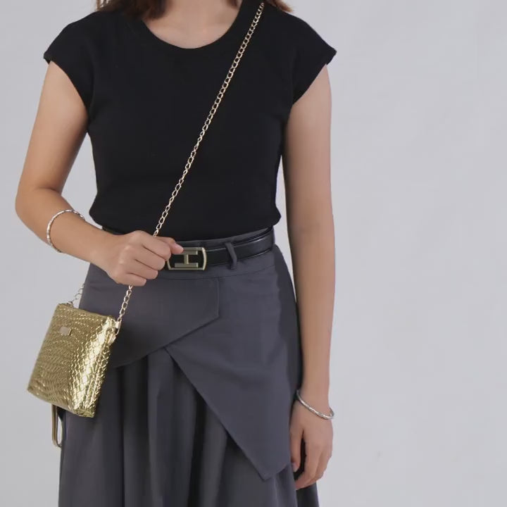 Charger la vidéo : Sac pochette minimaliste 02